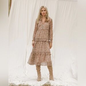 Autumn Mirabelle Long Womens Dress